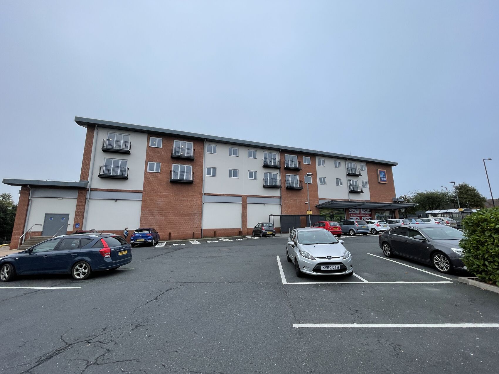 The Birmingham development — apartments above a retail unit
